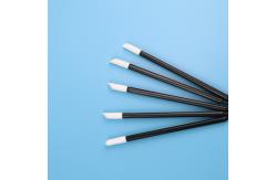 China High Absorbency PU Head Printer Cleaning Swab With Black Handle supplier