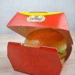 Custom Made Paper Box For Burger King Packaging , Hamburger Paper Box For Restaurant for sale