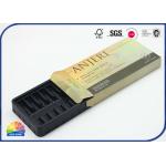 Laser Gold Card Folding Carton Box Frosted Texture For Natural Skin Care Products for sale