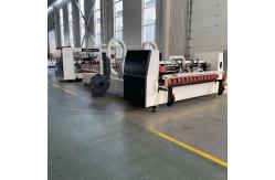 China Corrugated Paperboard Automatic Carton Folder Gluer Machine Pneumatic Driven supplier