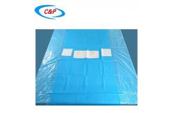 China Customized Blue Medical Angio Drape Breathable For Hospital supplier