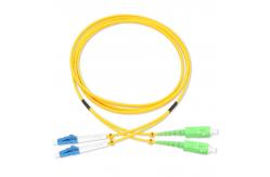 China LSZH Simplex Fiber Optic Patch Cord Singlemode Fiber Jumper Cables supplier
