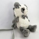 Loveable Plush Toy Backpack PP Cotton Child Friendly Panda Bear Backpack Shoulder Bag