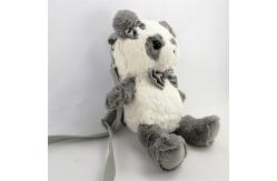 China Loveable Plush Toy Backpack PP Cotton Child Friendly Panda Bear Backpack Shoulder Bag supplier