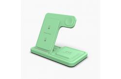 China 15W Fast ABS Charger All In 1 Wireless Charging For Airpods Coloful supplier