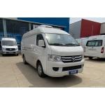 Gasoline Engine Manual Mini Refrigerated Truck Aluminum Alloy Cold Room Van 4 Wheels 1 Ton for sale