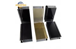 China Bronze Anodized Natural Aluminium Profiles for Windows Drilling Punching supplier