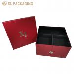 XL Packaging Custom Packaging Box Factory Customized Logo Rotatable Food Storage Box With Metal Lock For Ornament Gift Collection Matte Capping for sale