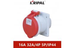 China Three Phase Industrial Electrical Sockets And Plugs IP44 16A 32A supplier