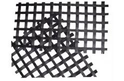 China 25.4x25.4mm Fiberglass Bitumen Geogrid Asphalt Reinforcement For Road Pavement supplier