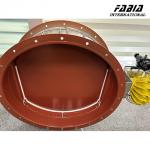 Round Butterfly Damper For Semiconductors LCD Panels And Biopharmaceuticals With Low Leakage for sale