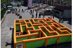 China Inflatable Labyrinth Games, Inflatable Square Maze Game For Chilren supplier