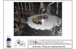 China Vial Glass / Plastic Bottle Filling And Capping Machine 3ml-120ml Full Automatic supplier
