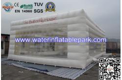 China 0.45mm PVC  Promotional Inflatable Camping Tent  Clear Window With Structure supplier