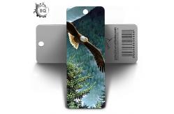 China Childrens Lenticular 3D Lenticular Custom Bookmark With Tassel 0.6mm PET supplier