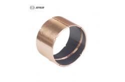China Maintenance Free Metal Plain Bearing Bronze Back PTFE Composite Bushing DU supplier