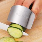 Stainless Steel Finger Hand Protector Safe Guard From Kitchen Knife 6.5x4.5cm for sale