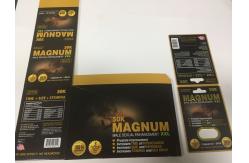 China Customized Magnum Paper Cards Papaer Boxes For Pill Capsules Packaging supplier