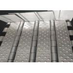 Food Processing Oven 0.8mm SS201 Plate Conveyor Belt for sale
