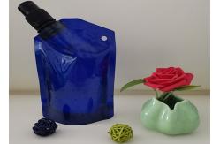 China Customized Translucent Drink Juice Smoothie Stand Up Pouches Matte With Hang Hole supplier