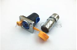 China RJ45 Waterproof Right Angle Connector Scket and Plug Ethernet Connector supplier