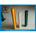 Xinlong Fence Post Accessories Square Fence Posts Pvc Coating Anti Corrosion for sale