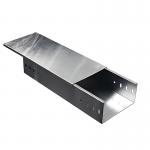 Customizable Height Slotted Cable Tray 3m with Silver Finish and Fire Resistance for sale