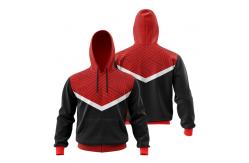 China Unisex Sublimation Print Unlined Pullover Hoodies For Sports Team supplier