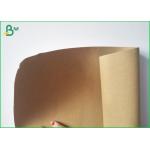 Untear Brown Kraft Printed Food Grade Butcher Paper Yards For Money Pocket for sale