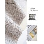 100% Polyester Chenille Classic Plaid Texture Fabric for Sofa