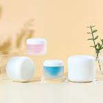 Lightweight Durable Plastic Cosmetic Jars In Black For Retail And Travel Convenience