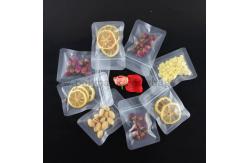 China Zipper Transparent Plastic Retail Bag For Spice Packaging supplier