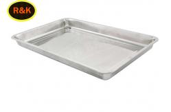 China Reusable Bbq Serving Rectangular 304 Stainless Steel Wire Mesh Trays supplier