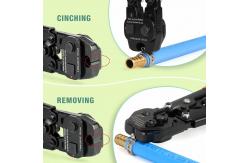 China Practical PEX Ratchet Clamp Tool , Portable PEX Ratcheting Cinch Clamp Tool supplier