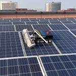 Intelligent 1.1 Meter Width Brush for Solar Panel Cleaning in Building Industry for sale