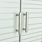 2.6ftx2.6ftx6.2ft Frameless Corner Entry Shower Enclosure 6mm