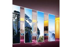 China Floor to Ceiling Folding Hanging Acoustic Partition Walls Panel Width 500 mm supplier