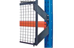 China Full Welded Pallet Rack Back Guard With Predrilled Holes Anti - Collapse supplier