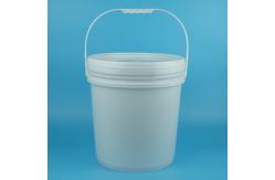 China Lid And Handle Round Plastic Bucket 16.5 Liter For Latex Paint supplier