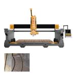 CNC Control 5 Axis Rotating Blade Bridge Cutting Milling Machine For Granite for sale