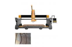 China CNC Control 5 Axis Rotating Blade Bridge Cutting Milling Machine For Granite supplier