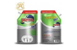 China 1 3 litre standing pouch for windshield washer fluids spout pouch packaging supplier