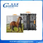 Waterproof 4K Led Video Wall High Brightness 3.91mm Outdoor Rental Transparent for sale