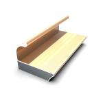 High Glossy Shower Room Golden T3 Polished Aluminium Profile