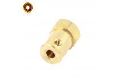 China 0.1mm Tolerance Copper Brass CNC Turning Parts OEM Machining supplier