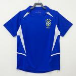 Stripe Twill Retro Soccer Shirts Blue V Neck Football Jersey for sale