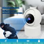 360° Horizontal Panoramic Home Security CCTV Camera Night Vision Motion Detecting