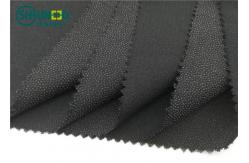 China Medium Weight 76 Gsm Twill Woven Interlining Fabric With PA Double Dot supplier
