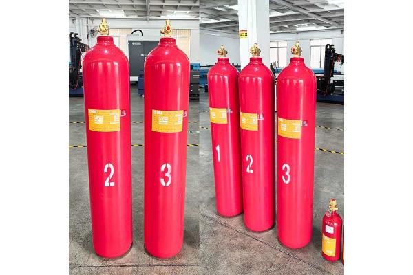 Production Workshop Seamless CO2 Gas Cylinder Fire Extinguisher
