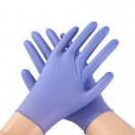Single Use ISO13485 Blended Nitrile Gloves / Restaurant Nitrile Gloves for sale